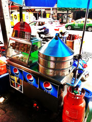 True Chinese street cuisine - dumpling stall