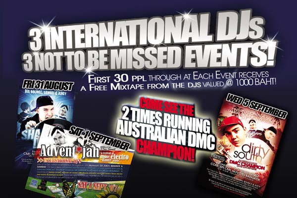 3 International DJs